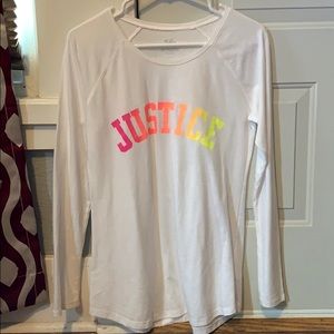 Brand new! Justice long sleeve shirt